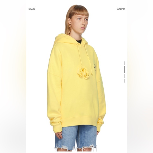 WE11DONE
Yellow Iridescent Logo Hoodie Size XS oversized - Picture 10 of 15